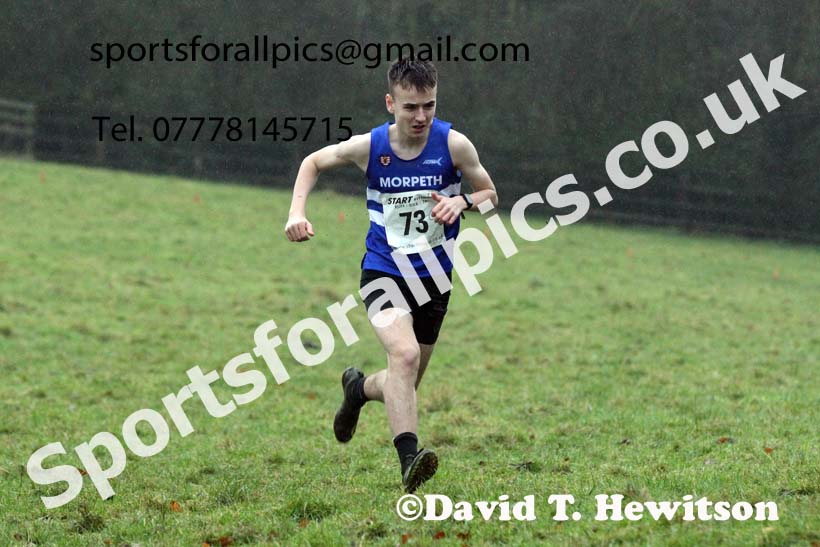 Boys under-15s, NECAA Junior Cross Country Relays, Thornley Farm, Peterlee, Saturday, December 12th. Photo: David T. Hewitson/Sports for All Pics